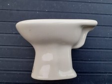 Cendrier en faïence beige, bidet marque  "SELLES"