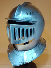 Casque burgonet visière