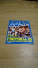 REVUE MAGAZINE ONZE FOOTBALL MONDIAL N°67 JUILLET 1981 COMPLET PLATINI JEU ETE