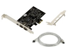 PCIe FireWire 400 IEEE1394a 3 Ports CHIPSET VIA6308 et ASM1083 High Low profile