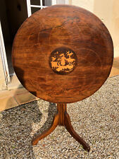 GUERIDON ANCIEN EN BOIS NATUREL XIX ème Italie du Nord