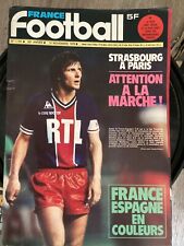 REVUE FRANCE FOOTBALL 1978 N° 1701 MAILLOT PARIS SAINT GERMAIN RTL STRASBOURG