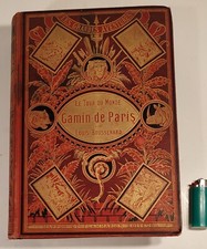 livre Le tour du monde gamin de Paris de L Boussenard fin 1800 662 pages XIXe