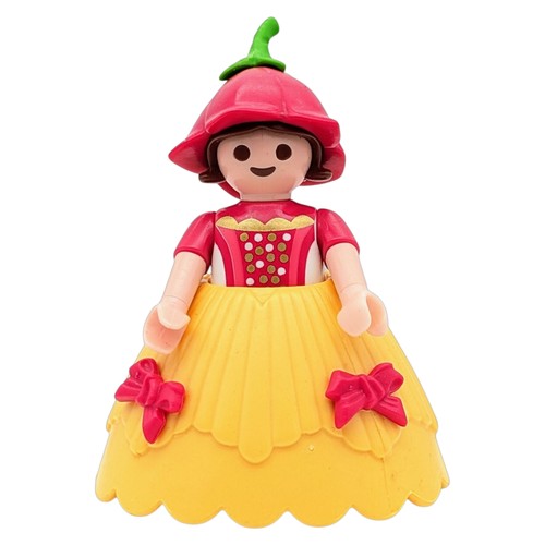 Playmobil figurine fille jaune