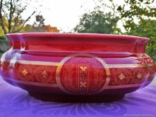 Jardinière ancienne faïence