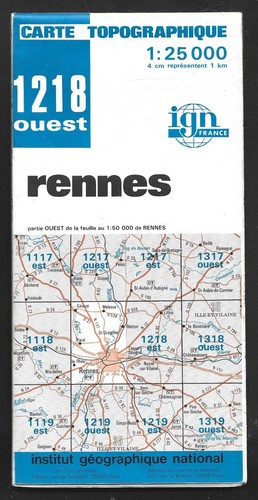 Carte ign serie - serie, 1218