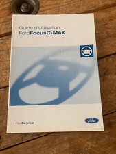 Manuel Notice D Utilisation Ford Focus Cmax / C-max