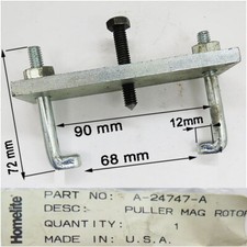 piece outil tronconneuse arache volant magnetique HOMELITE A-2447-A