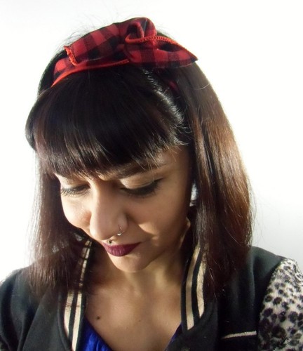 Bandeau foulard cheveux rigide