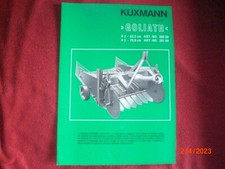 PROSPECTUS    PUBLICITAIRE   ARRACHEUSE  PdeT KUXMANN  " GOLIATH"