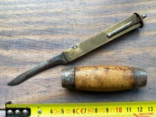 Ancien Couteau TONNEAU MORUTIER PUUKO SEGERSTRÖM ESKILSTUNA VINTAGE KNIFE MESSER