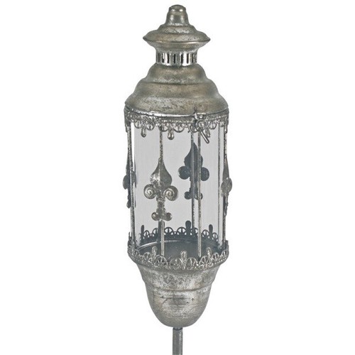 Haut argent jardin torche avec - haut,