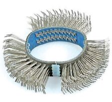 Roue Courbée en Inox pour nettoyage tapis pour brosseuse - largeur 23 mm