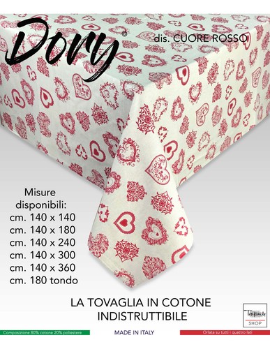 Nappe tyrolienne dory coeur - nappe,