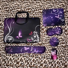 NEW Purple Black Butterfly