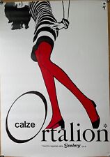 René Gruau - Affiches Publicitaire - Chaussettes Ortalion - Bid Now! Offri Heure