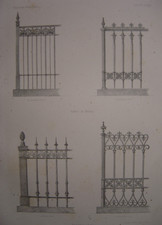 Lithographie de différentes