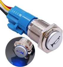 19mm Interrupteur à bouton de