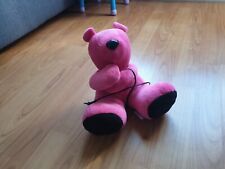 enceinte Ours en peluche MP3 " bluestork George ! 2.0 rose