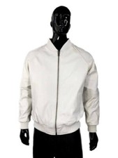 Blouson bomber en cuir