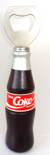COCA-COLA© - DECAPSULEUR MAIN TRINK COKE 15,5 cm MANCHE BOIS BOUTEILLE N°3265