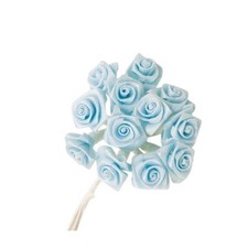 24 Mini roses ourlées en