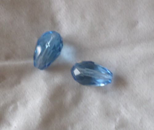 Perles verre goutte - perles, en