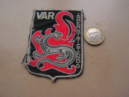 Patch tissus pompier var - patch,
