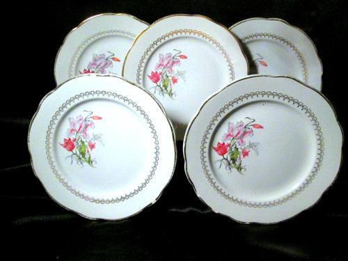 Lot assiette dessert - 5,
