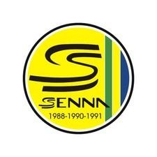 Sticker plastifié AYRTON