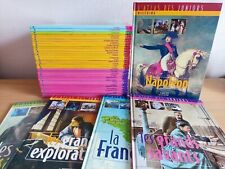 LOT DE 40 LIVRES L'ATLAS DES JUNIORS: SCIENCES ET DECOUVERTES/HISTOIRE/ANIMAUX..