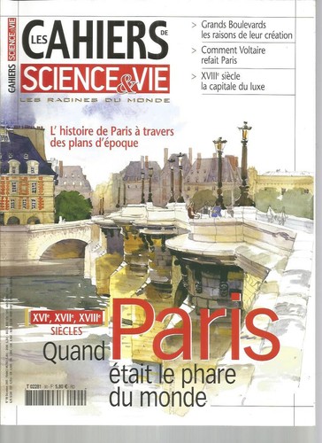Les cahiers science vie - les, de