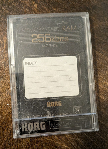 Korg mcr 256kbits ram - 256kbits,