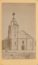 Notre-Dame de la fin des Terres - SOULAC - Photo ancienne vers 1865 -pdt travaux