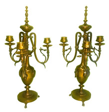 Superbe  paire chandeliers