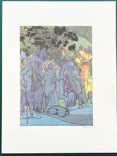 ILLUSTRATION COULEURS DE LEO LELEE tirée à 500 ex. : GARDIAN, CAMARGUE, PROVENCE