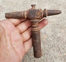 19c Vintage Ancien Rare Indo Perse Unique Forme Repasser Lance Fin Cum Massue