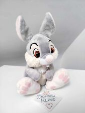 Peluche/Doudou Panpan Lapin Gris Blanc Rose Marron 35cm Bambi - Disney Nicotoy