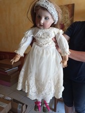 Ancienne poupée articulée - SFBJ PARIS Taille 14 -  sur chaise haute