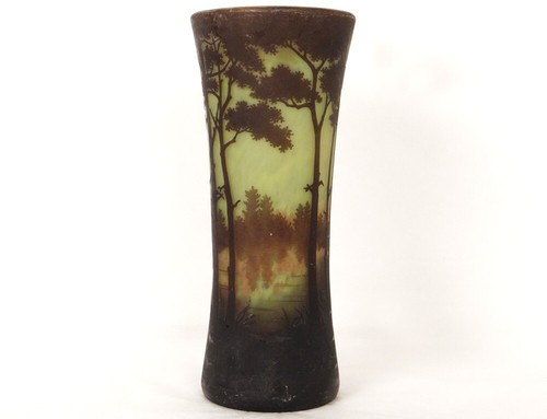 Vase cornet pâte verre - pâte, de