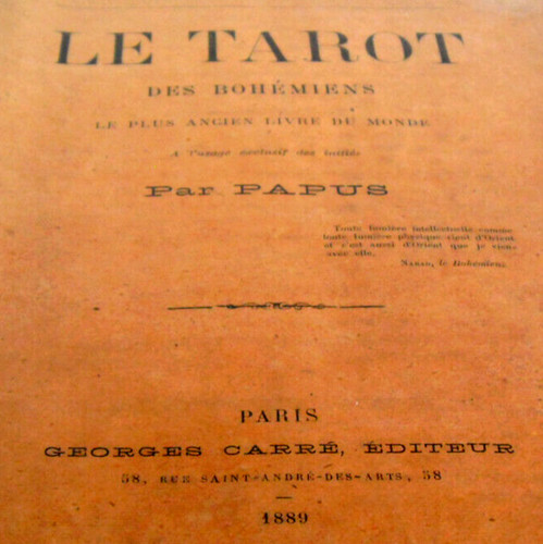 1889 papus tarot des - 1889,
