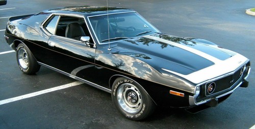 1974 amc javelin - amc, black