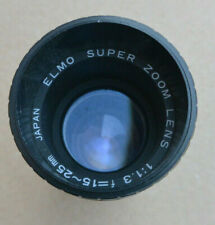 ELMO SUPER ZOOM LENS  1:1.3  F=15-25 MM  SUPER 8 MM pour ST-1200 GS-1200 VGC (4)