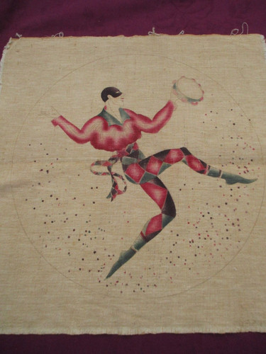 Dessus coussin ancien 1925 - coussin,