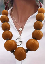 Collier - Pierre en Cire d'abeille Naturelle - pour fabrication De Bijoux -