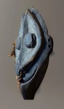 GRAND ET. RARE Masque de Maison Des Hommes BLACK RIVER MOYEN SEPIK  PNG