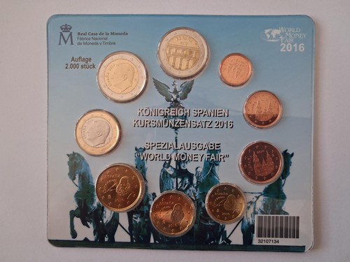 Coffret annuel espagne - annuel, 2016