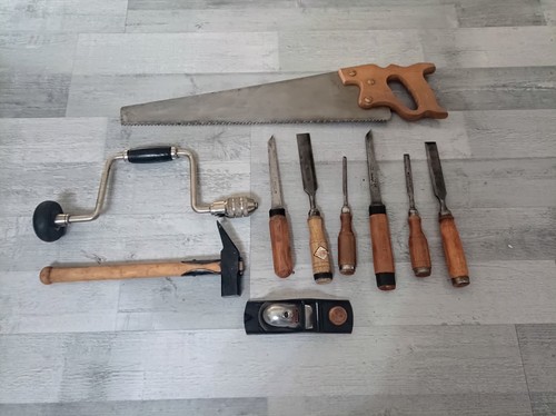 Lot anciens outils de - d'anciens,