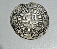 FLANDRE - COMTÉ DE FLANDRE - LOUIS II DE MALE Gros compagnon au lion FLAN LARGE