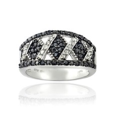 1/2ct Noir & Blanc Diamant